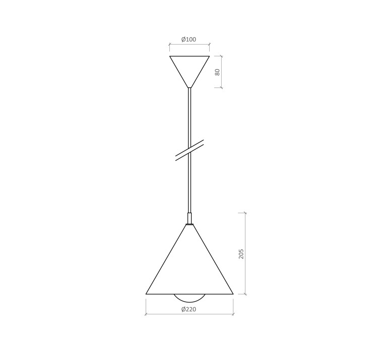 Світильник Cone pendant lamp6